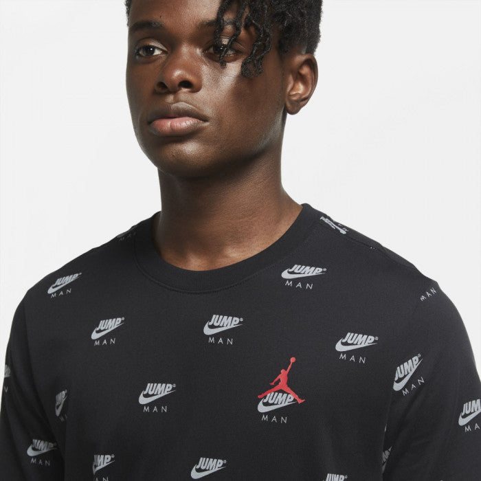 T-shirt Jordan Jumpman black/lt smoke grey/gym red